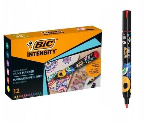⁨Markery akrylowe Intensity Classic Paint mix 12szt⁩ w sklepie Wasserman.eu
