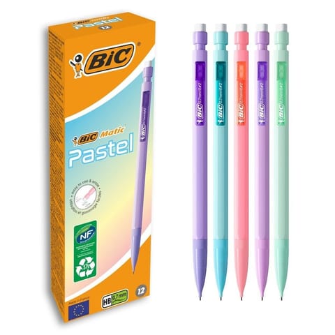 ⁨Ołówek aut. z gumką Matic Pastel 0,7mm HB (12szt)⁩ w sklepie Wasserman.eu