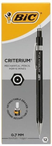 ⁨Ołówek automatyczny Criterium HB 0,7mm (12szt) BIC⁩ w sklepie Wasserman.eu
