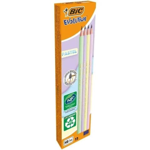⁨Ołówek bez gumki pastel 12szt BIC⁩ w sklepie Wasserman.eu