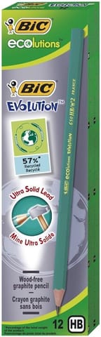 ⁨Ołówek Evolution Eco bez gumki (12szt) BIC⁩ w sklepie Wasserman.eu
