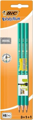 ⁨Ołówek Evolution Original HB + gumka + temper. BIC⁩ w sklepie Wasserman.eu