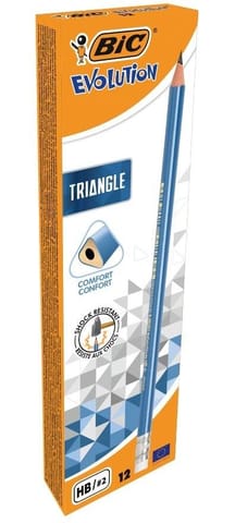 ⁨Ołówek Evolution Triangle trójkątny z gumką(12szt)⁩ w sklepie Wasserman.eu