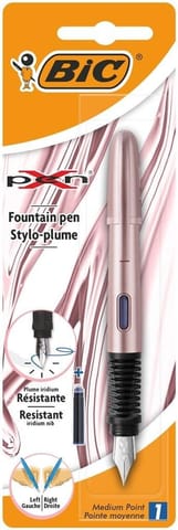 ⁨Pióro X-Pen Chrome Pink FP niebieski BIC⁩ w sklepie Wasserman.eu