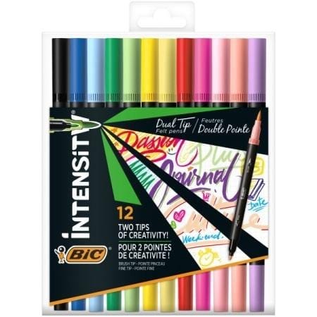 ⁨Pisak dwustronny Intensity Dual Tip 12 kolorów BIC⁩ w sklepie Wasserman.eu