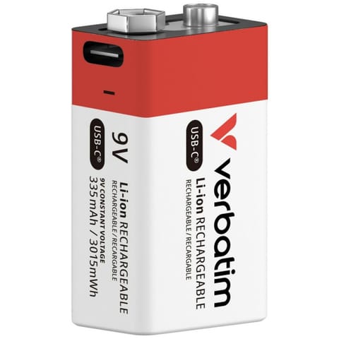 ⁨Akumulator 9V USB-C Verbatim 1szt 30251⁩ w sklepie Wasserman.eu
