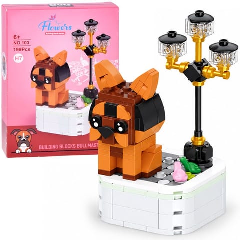 ⁨Klocki techniczne Seria: pieski na podstawce Bullmastiff 199ele ZA6620 G⁩ w sklepie Wasserman.eu