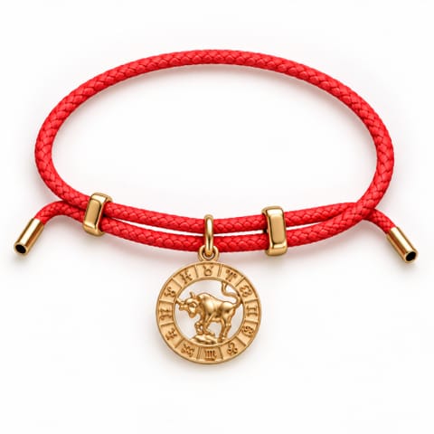 ⁨Regulowana bransoletka ze znakiem zodiaku Byk (B26/TAL/46/10AU)⁩ w sklepie Wasserman.eu