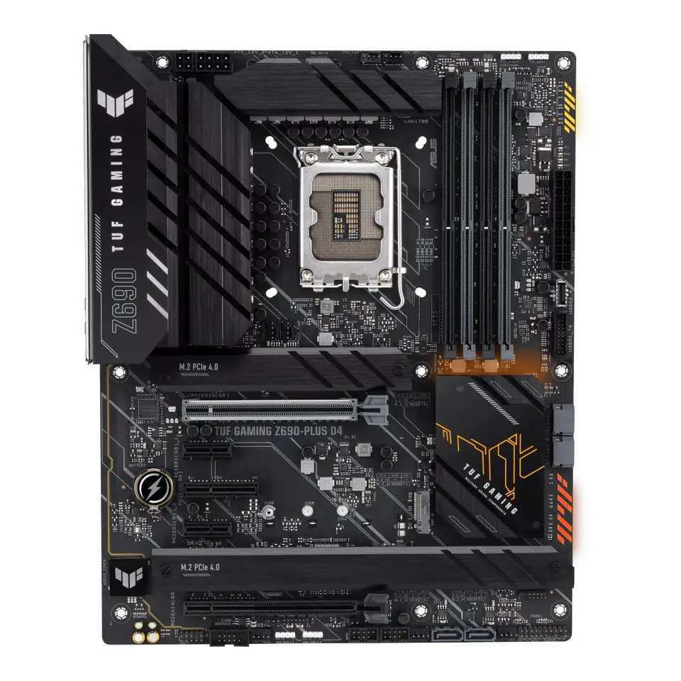 ⁨Asus TUF GAMING Z690-PLUS D4 Processor family Intel, Processor socket LGA 1700, DDR4 DIMM, Memory slots 4, Supported hard disk⁩ w sklepie Wasserman.eu