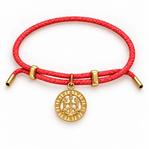 ⁨Regulowana bransoletka ze znakiem zodiaku Bliźnięta (B26/TAL/46/5AU)⁩ w sklepie Wasserman.eu