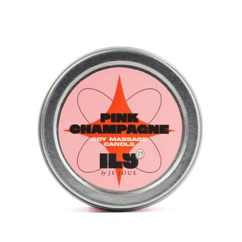 ⁨Świeca do masażu Candle Pink Champagne 80g Ily by Je Joue⁩ w sklepie Wasserman.eu
