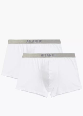 ⁨Szorty Atlantic 2BMH-012 Biały (kolor biały, rozmiar XL)⁩ w sklepie Wasserman.eu