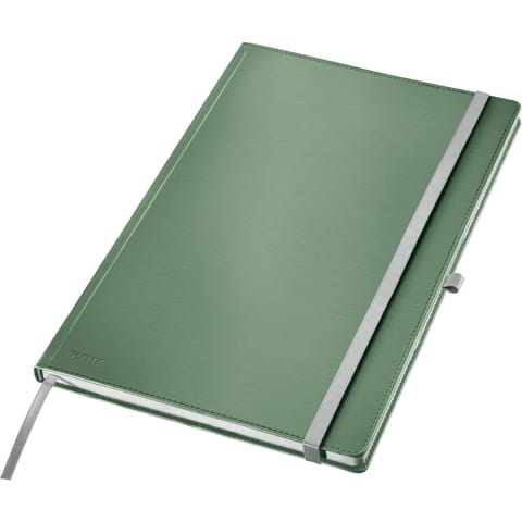 ⁨Notatnik w twardej oprawie Style A4 w kratkę seledynowy 44761053 LEITZ⁩ w sklepie Wasserman.eu