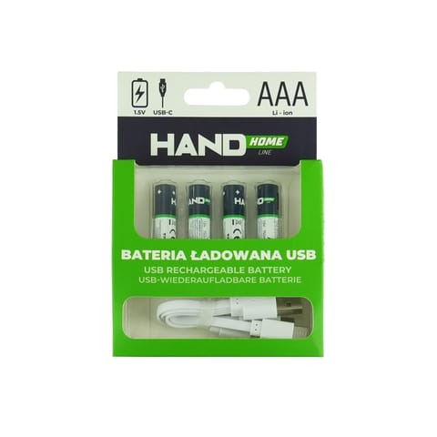 ⁨Bateria ładowana usb-c, 750mwh, 4xaaa⁩ w sklepie Wasserman.eu