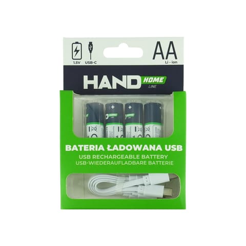 ⁨Bateria ładowana usb-c, 2600mwh, 4xaa⁩ w sklepie Wasserman.eu