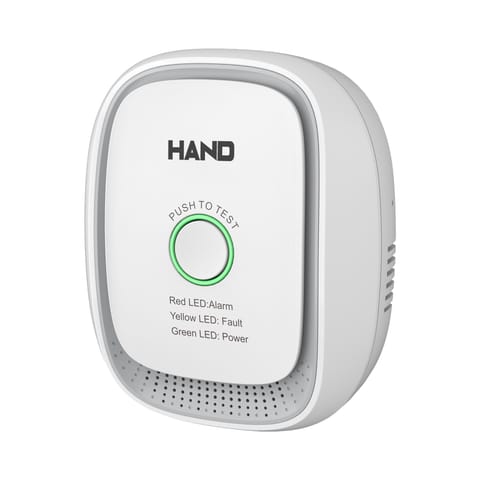⁨Samodzielny czujnik wycieku gazu ziemnego zasilany z gniazdka hand, sensor półprzewodnikowy, alarm świetlny i dźwiękowy⁩ w sklepie Wasserman.eu