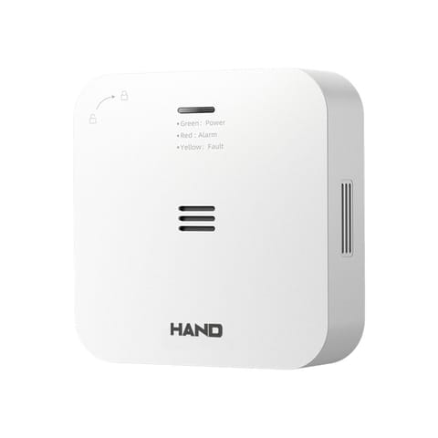 ⁨Inteligentny czujnik tlenku węgla hand, sensor elektrochemiczny, wifi 2,4ghz tuya smart, 2xaa⁩ w sklepie Wasserman.eu