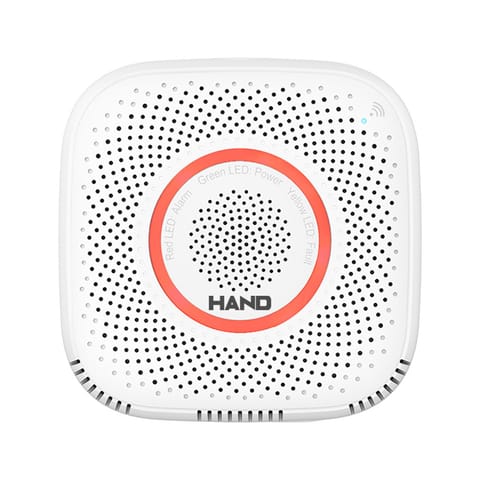 ⁨Inteligentny czujnik wycieku gazu ziemnego hand, sensor półprzewodnikowy, wifi 2,4ghz, tuya smart⁩ w sklepie Wasserman.eu