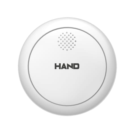 ⁨Inteligentny czujnik dymu hand, sensor fotoelektryczny, wifi 2,4ghz tuya smart, cr123a⁩ w sklepie Wasserman.eu