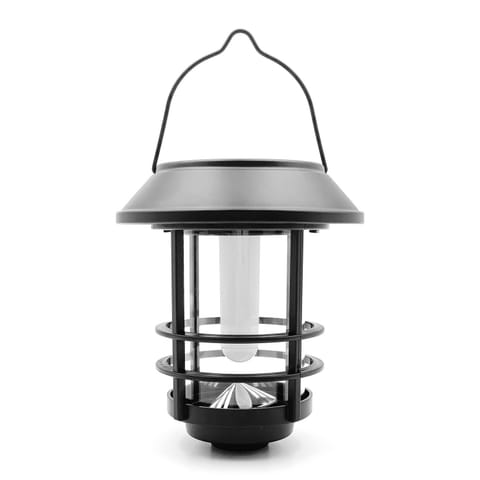 ⁨Lampa solarna latarnia czarna forever light⁩ w sklepie Wasserman.eu