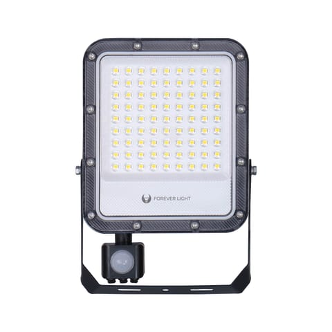 ⁨Naświetlacz led proxim+ 50w 6500k 7500lm pir 230v ip65 forever light 150lm/w 5 lat gwarancji⁩ w sklepie Wasserman.eu
