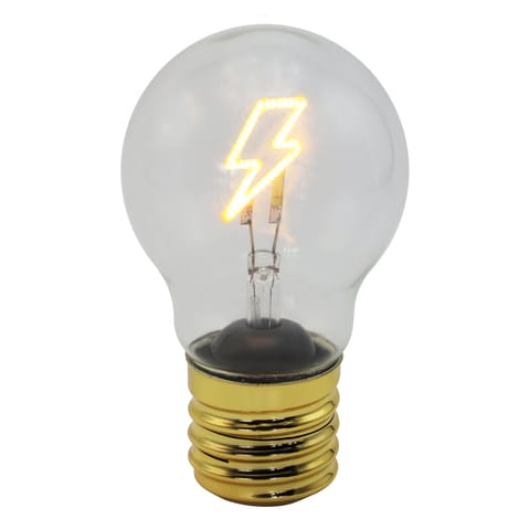 ⁨Dekoracja świetlna ; żarówka led na baterie – piorun; lumen 2700-3000k⁩ w sklepie Wasserman.eu