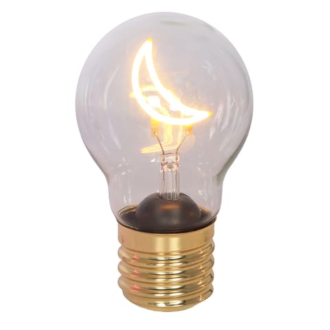 ⁨Dekoracja świetlna ; żarówka led na baterie – księżyc; lumen 2700-3000k⁩ w sklepie Wasserman.eu