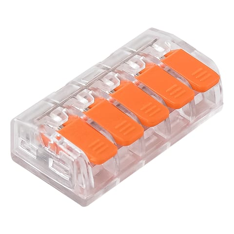 ⁨Zestaw 50szt szybkozłączek z dźwigniami do wszystkich rodzajów przewodów: sz-5d; 32a ; 450v;przewód elastyczny 0,2-1,5mm?,przewód sztywny 0,2-4mm?⁩ w sklepie Wasserman.eu