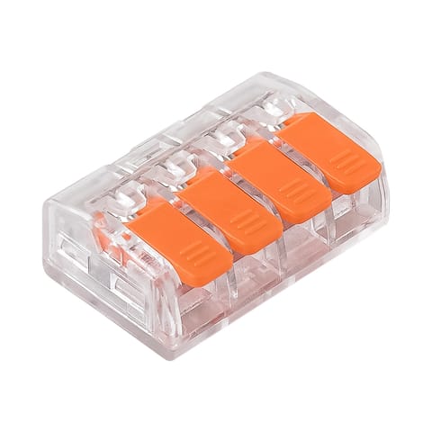⁨Zestaw 50szt szybkozłączek z dźwigniami do wszystkich rodzajów przewodów: sz-4d; 32a ; 450v;przewód elastyczny 0,2-1,5mm?,przewód sztywny 0,2-4mm?⁩ w sklepie Wasserman.eu