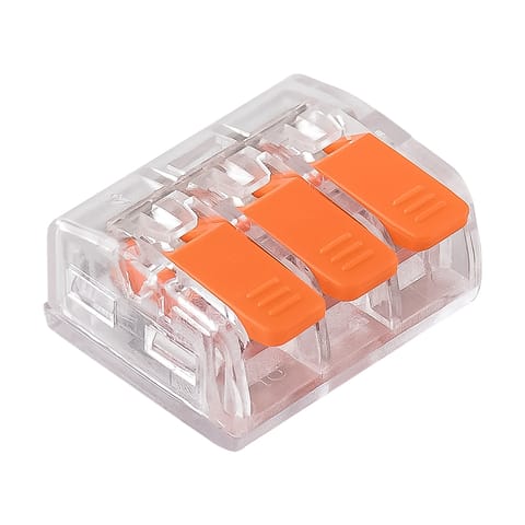 ⁨Zestaw 100szt szybkozłączek z dźwigniami do wszystkich rodzajów przewodów: sz-3d; 24a ; 450v;przewód elastyczny 0,2-1,5mm?,przewód sztywny 0,2-2,5mm?⁩ w sklepie Wasserman.eu