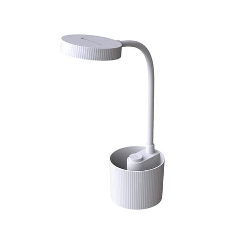 ⁨Lampa biurkowa led 5w z przybornikiem pure flb-20 anges biała 1200 mah forever light⁩ w sklepie Wasserman.eu