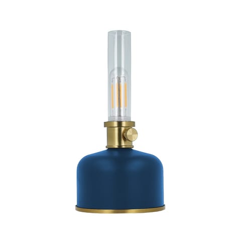 ⁨Lampa naftowa retro led niebieska flr-35 forever light⁩ w sklepie Wasserman.eu