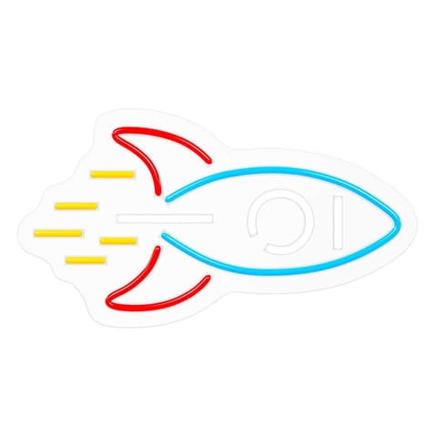 ⁨Neon plexi led rakieta multikolor nne18 neolia⁩ w sklepie Wasserman.eu