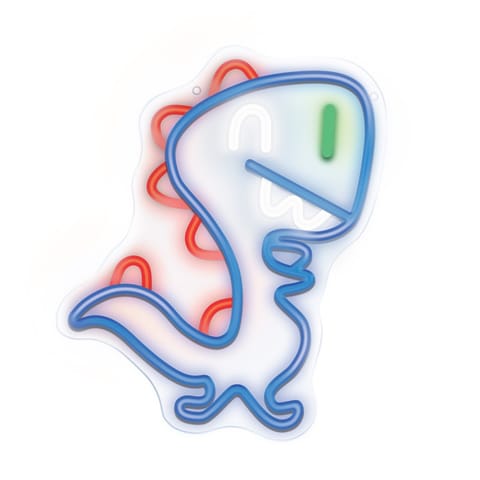 ⁨Neon dekoracyjny led jurassic baby dino niebieski z ściemniaczem + usb⁩ w sklepie Wasserman.eu