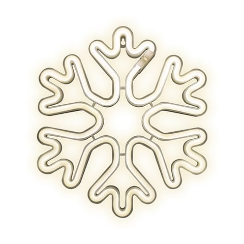 ⁨Neon led christmas płatek śniegu biały flne20 forever light⁩ w sklepie Wasserman.eu
