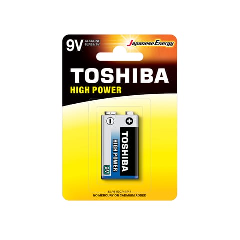 ⁨Toshiba 6LR61GCP BP-1 household battery Single-use battery 9V Alkaline⁩ at Wasserman.eu