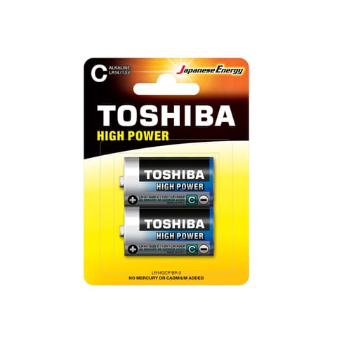 ⁨Alkaline battery LR14 / C 1,5V HIGH POWER LR14GCP BP-2 /blister 2pcs/⁩ at Wasserman.eu