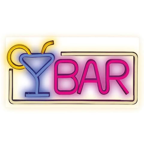 ⁨Neon plexi led bar multikolor ze ściemniaczem fpne01 forever light⁩ w sklepie Wasserman.eu