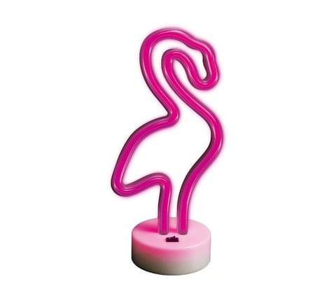⁨Neon na podstawce led flaming róż fsne01 forever light⁩ w sklepie Wasserman.eu