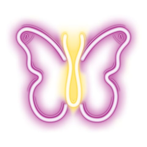 ⁨Neon led motyl róż nne03 neolia⁩ w sklepie Wasserman.eu