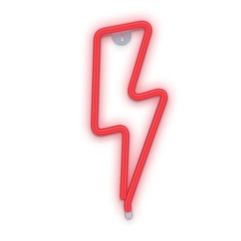 ⁨Neon led piorun czerwony bat + usb flneo6 forever light⁩ w sklepie Wasserman.eu