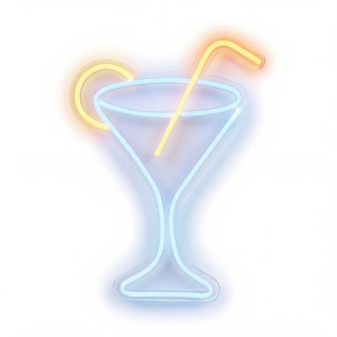 ⁨Neon plexi led cocktail multikolor fpne02 forever light⁩ w sklepie Wasserman.eu