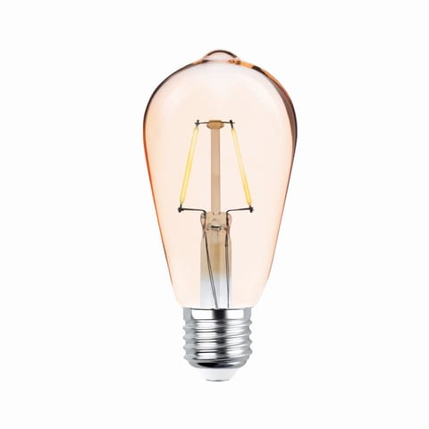 ⁨Żarówka led filament e27 st64 4w 230v 2200k 400lm cog złota forever light⁩ w sklepie Wasserman.eu