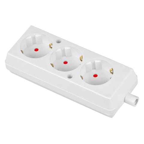 ⁨Socket 3x2P+Z Schuko⁩ at Wasserman.eu
