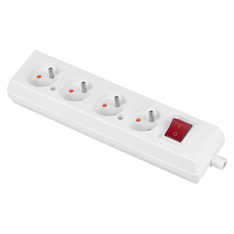 ⁨Plug socket 4x2P+Z with switch⁩ at Wasserman.eu