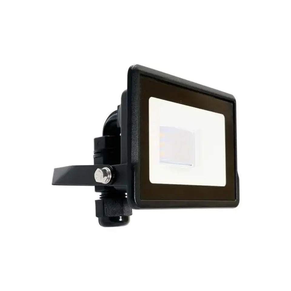 -V-TAC Floodlight LED 10W 6500K 735lm Black at Wasserman.eu