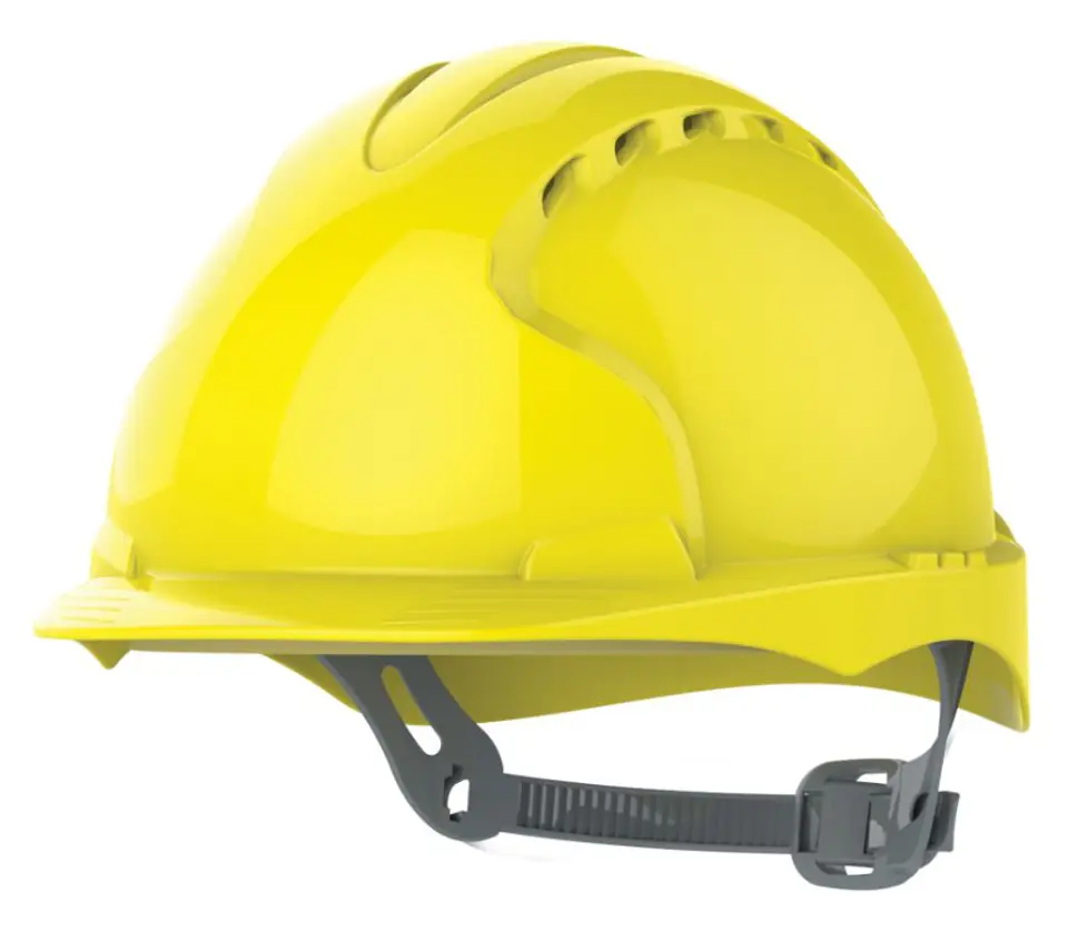 ⁨JSP PROTECTIVE HELMET KAS-EVO-3 Y YELLOW⁩ at Wasserman.eu