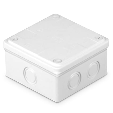 ⁨Puszka instalacyjna odgałęźna, naścienna 125x125x50, zaopatrzona w siedem dławic bezgwintowych d-30, ip55⁩ w sklepie Wasserman.eu
