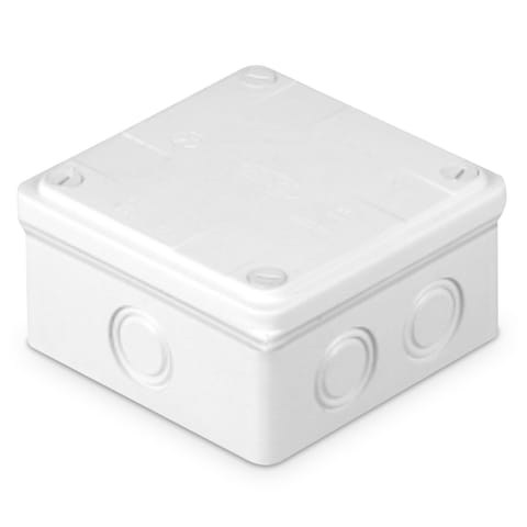 ⁨Puszka instalacyjna odgałęźna, naścienna 125x125x50, ip67 przy zastosowaniu dławników gwintowych (bez dławnika)⁩ w sklepie Wasserman.eu