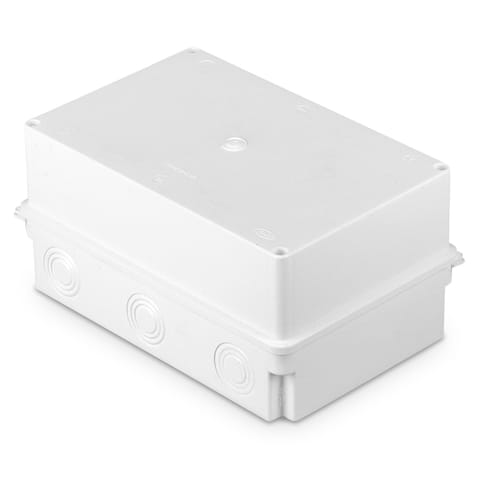 ⁨Puszka instalacyjna, izolacyjna, odgałęźna, 6-wlotowa, z osłabieniami ścianek ?21-37, n/t, wymiar 235x150x115, ip40⁩ w sklepie Wasserman.eu